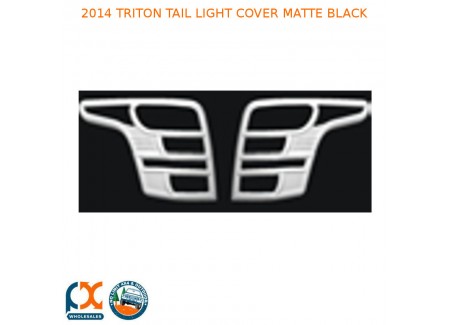 2014 Triton Tail Light Cover Matte Black